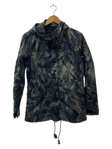 AKM◆LIMONTA-CAMO mountain parka/ジップパーカー/グレー/カモフラ