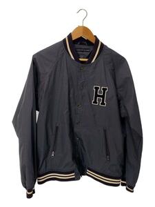 TOMMY HILFIGER◆ブルゾン/XS/ポリエステル/NVY/チェック/112-611106-040