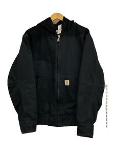 Carhartt◆WASHED DUCK INSULATED ACTIVE JACKET/ブルゾン/L/コットン/BLK/104050
