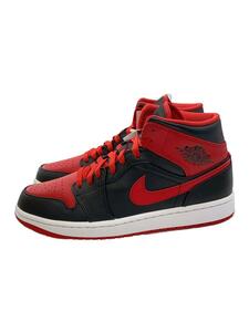 NIKE◆AIR JORDAN 1 MID_エア ジョーダン 1 ミッド/27cm/BLK