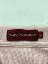 CHAPS RALPH LAUREN◆ポロシャツ/L/コットン/PNK_画像3