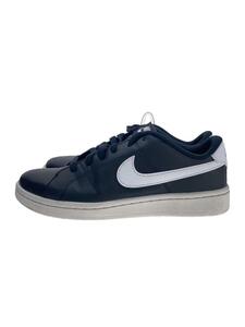 NIKE◆COURT ROYALE 2 SL _コート ロイヤル 2 SL/24.5cm/BLK/レザー