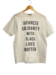 HUMAN MADE◆20SS/BLACK LIVES MATTER/ブラックライブマター/Tシャツ/L/コットン/WHT