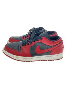 NIKE◆AIR JORDAN 1 LOW_エアジョーダン 1 ロー/27cm/RED