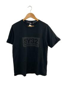 SY32 by SWEET YEARS◆Tシャツ/XXL/コットン/BLK/無地/TNS1724J