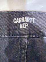 Carhartt◆COAST PANT/ボトム/32/デニム/BLK/無地/i024907_画像4