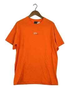 WIND AND SEA◆Tシャツ/L/コットン/オレンジ