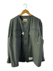 WTAPS◆長袖シャツ/-/ポリエステル/GRY/222WVDT-SHM04/SCOUT/LS