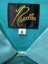 Needles◆22SS/STUDIOUS別注 Papillon Emb． S／S Shirt/半袖シャツ/S/-/GRN_画像4