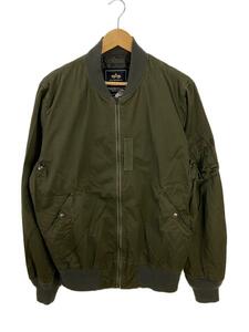 ALPHA INDUSTRIES◆MA-1 COTTON non padded(コットンMA-1)/XL/KHK/20003-021