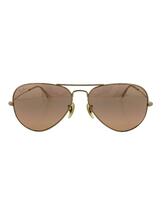 Ray-Ban◆AVIATOR LARGE METAL/サングラス/ティアドロップ/GLD/BRW/メンズ/001/3E_画像1