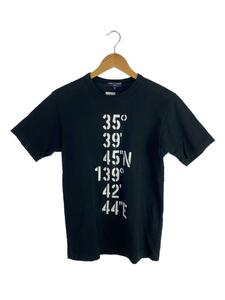 COMME des GARCONS HOMME◆Tシャツ/S/コットン/BLK/HR-T008