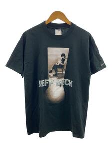 JERZEES◆Tシャツ/L/コットン/BLK/無地