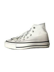 CONVERSE◆MADE IN JAPANCANVAS ALL STAR J HI/ハイカットスニーカー/25.5cm/WHT