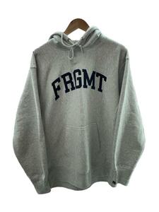 FRAGMENT DESIGN◆FRAGMENT UNIVERSITY/裏起毛/パーカー/L/コットン/グレー