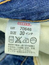 Levi’s Vintage Clothing◆00s/ブーツカットパンツ/30/デニム/インディゴ/70646/ベルボトム_画像5