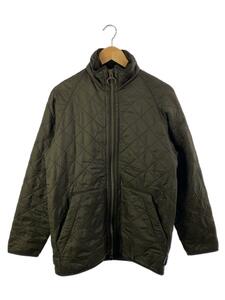 Barbour◆POLARQUILT SHORT JACKET/キルティングジャケット/S/ナイロン/KHK/D115