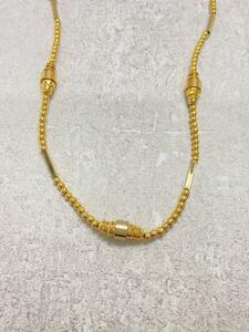 YVES SAINT LAURENT◆ボールチェーンネックレス/アクセサリー/GLD/レディース