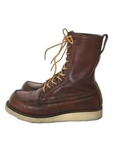 RED WING◆半円犬タグ/vibramソール/オロラセット/モックトゥ/US6/Dワイズ/レザー/8877_画像1