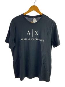 ARMANI EXCHANGE◆Tシャツ/L/コットン/BLK