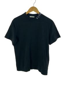 VALENTINO◆Tシャツ/XS/コットン/BLK/無地/UV3MG07H6LM