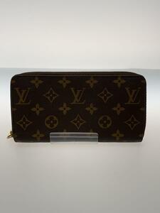 LOUIS VUITTON◆2)ジッピー・ウォレット_モノグラム・キャンバス_BRW_ブラウン/PVC/BRW/レディース