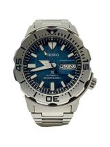 SEIKO◆自動巻腕時計/アナログ/ステンレス/コマ付/SLV/SLV/4R36-11DO_画像1