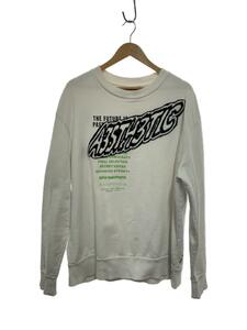 DIESEL◆スウェット/L/コットン/WHT/BG000014