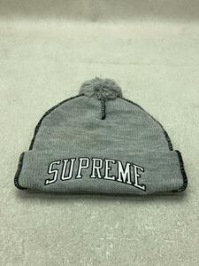 Supreme◆ニットキャップ/アクリル/GRY/無地/メンズ