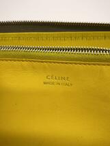 CELINE◆長財布/レザー/GRY/無地/レディース/使用感アリ_画像3