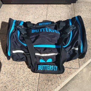 卓球　バタフライ　butterfly　ドラムバツグ　青系　used