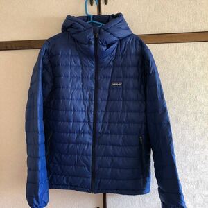 patagonia ダウンジャケット フーディ men's M USED