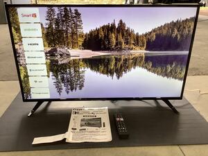 【ヤマトらくらく家財便Bランク北九州市発】42型2KFHDスマートテレビ ネット動画専用TV TSM-4201F2K 2021年製 中古品 NA010904