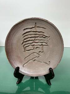 Блюдо для оформления тарелки Bizen Ware