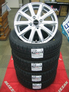 ブリヂストン ニューノ 低燃費 タイヤ 国産 165/55R15 165/55-15 ＆ アルミホイール 新品 4本 2024年製 税込み 即納OK 送料無料 軽自動車用