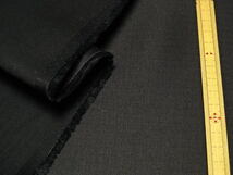 綿100 fashionクロス ヘリンボーン やや薄～中間 ソフト 黒10m_画像2