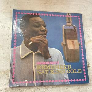3130　LPレコード　REMENBER NAT KING COLE 懐かしのナット・キング・コール・魅惑のヒット・アルバム14　赤盤　中古品
