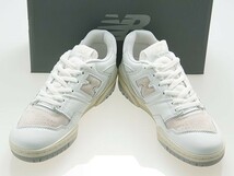 新品/NEW BALANCE/ニューバランス/BB550PWG/メンズ・レディースサイズ/WHITE/BEIGE/GRAY/ホワイト/ベージュ/グレー/ワイズD/27.5cm_画像1