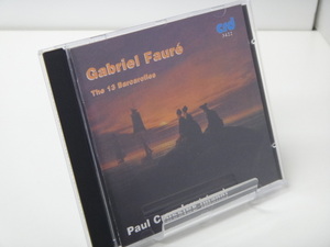 【334】☆CD☆Faure: The 13 Barcarolles / Paul Crossley(PIANO) ☆