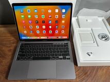 「極美品充電8回」Apple MacBook PRO Retina 13inch 2020/CPUi7 2.3GHZ/16GB/SSD 512GB/Windows11/office2019_画像2