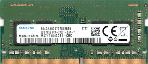 SAMSUNG PC4-2400T-SA1-11 ノートパソコン メモリ 8GB 【送料無料】#M420