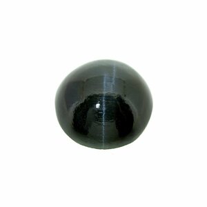 M2029【BSJD】天然クォーツ(多結晶質) ホークスアイ 1.726ct ルース 8.3×7.6×3.9mm 裸石 中央宝石研究所 ソーティング付き 本物
