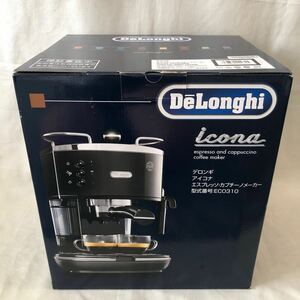 【新品未使用品】デロンギ エスプレッソ・カプチーノメーカー ECO310BK （ブラック）☆DeLonghi / アイコナ /コーヒーメーカー