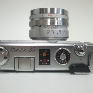 ☆r☆【写真・レトロカメラ】ヤシカ エレクトロ35 フィルムカメラ YASHICA ELECTRO35 f=45mm 1:1.7 ☆の画像5