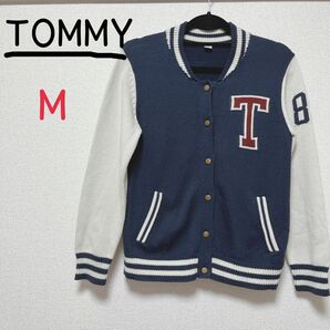 カーディガン トミー TOMMY ニット M ボタン