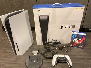 PS5 本体 PlayStation 5 プレイステーション5 CFI-1100A ディスクドライブ搭載モデル グランツーリスモ7付き