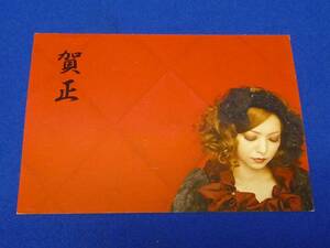 新品同様/年賀状2010年★安室奈美恵 ファンクラブ fan space★非売品 レア FC限定★水濡れ＆折り曲げ対策して発送(複数有)⑦