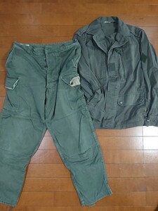 フランス軍 戦闘服 上下セット 中古品 ミリタリー