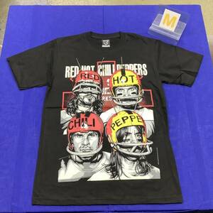 SR2A1. バンドデザインTシャツ　Mサイズ　RED HOT CHILI PEPPERS ③ レッドホットチリペッパーズ　RHCP 黒