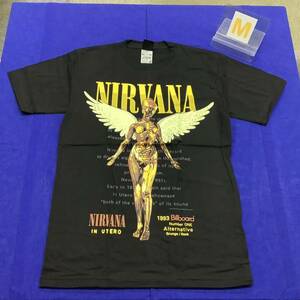 SR2A1. バンドデザインTシャツ　Mサイズ　NIRVANA ⑨ ニルヴァーナ